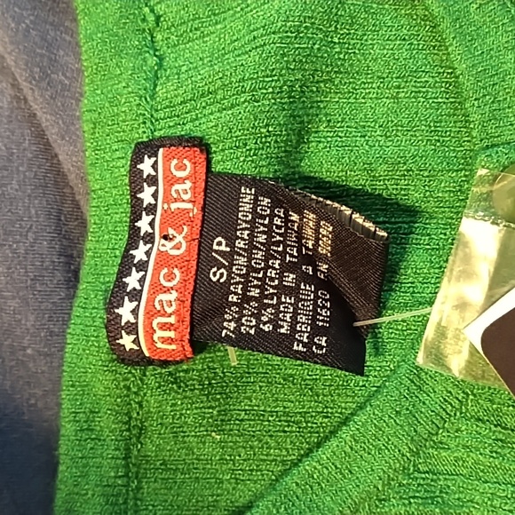 Mac and Jac green cardigan sweater size Small NWT - Picture 7 of 8